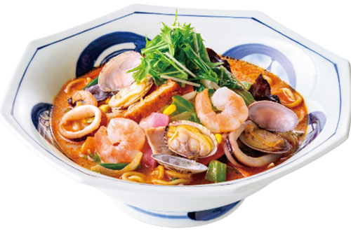 海鮮ちゃんぽん＜海老スープ＞