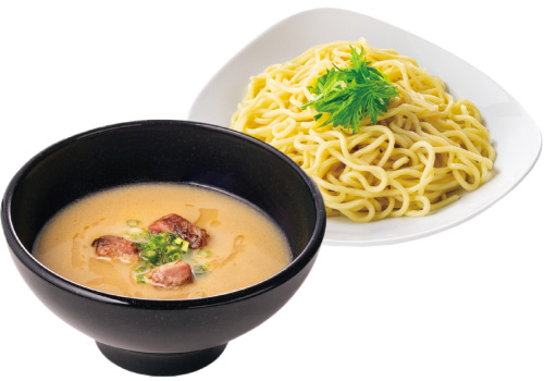 鶏白湯つけ麺炭火焼き鴨肉入り