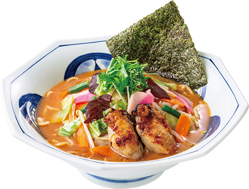 かきちゃんぽん みそ（かき2個入り）