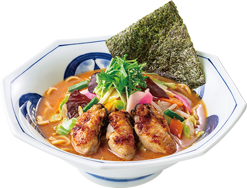 かきちゃんぽん みそ（かき3個入り）