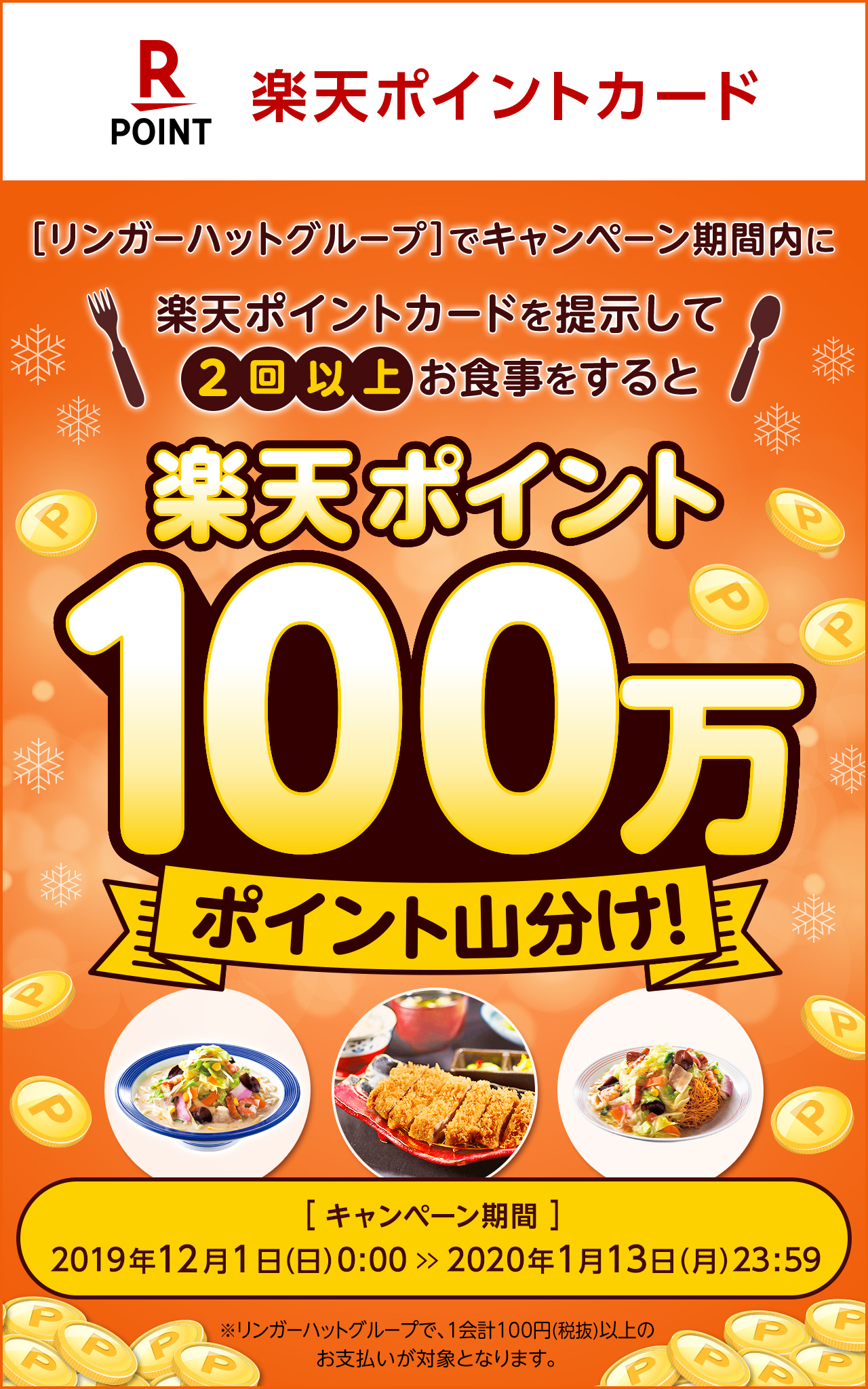 楽天ポイント100万ポイント山分けキャンペーン