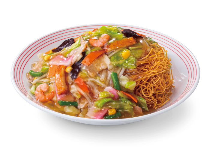 野菜たっぷり皿うどん